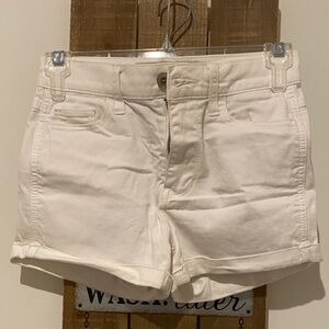 Hollister White Jean Shorts for Women